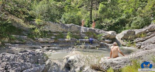 Une vasque propice à la baignade.