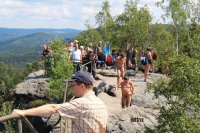 Rando Saxe 11 - Groupement mixte sur le belvédère.